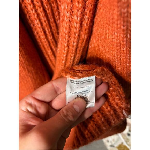 Free People Ciebon Karine Oversized Knit Cardigan Sz Small NWT - Picture 6 of 7